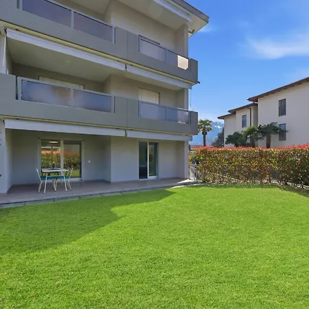 Ascona Giardino Felice Familienfreundliche Ferienwohnung Mit 240M2 Eigenem Garten & Klimaanlage Ascona